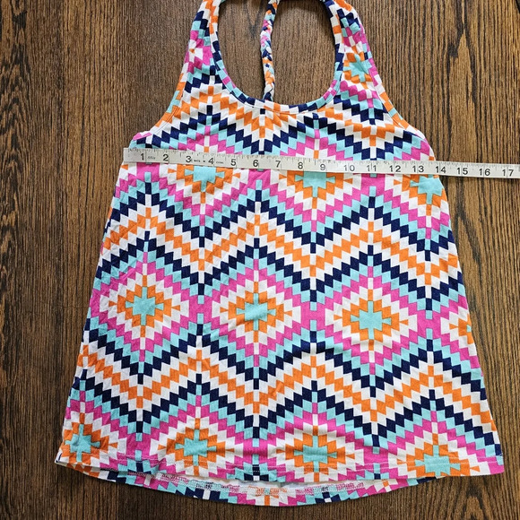 Macbeth Collection by Margaret Josephs Printed Halter Tank Top Size Women Small - Picture 7 of 10